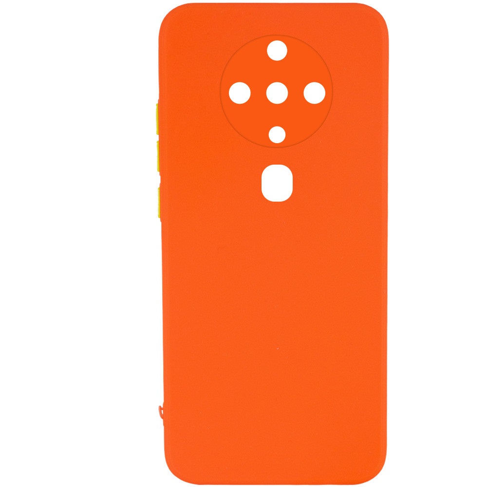 Накладка Square Full Camera для TECNO Spark 6 помаранчева-0